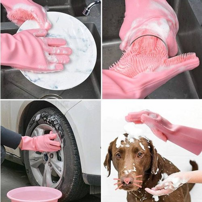 Original Magic Silicon Dish-washing Gloves